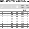 2425 STONEBREAKER SDS-max