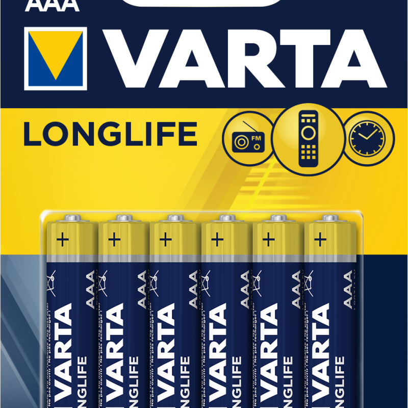 VARTA  LR03-AAA  Αλκαλικές (συσκ.6τεμ)